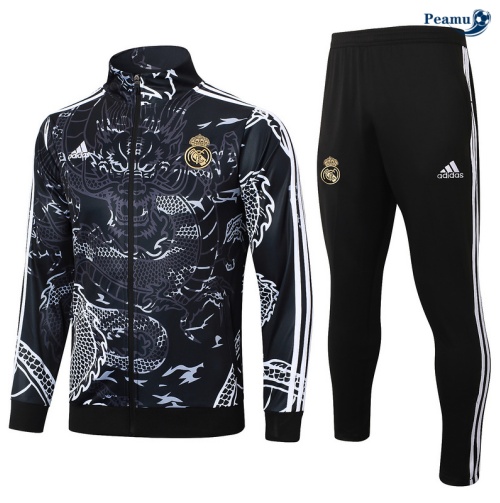 Oferta Casaco de Fato de Treino Real Madrid preto 2024-2025