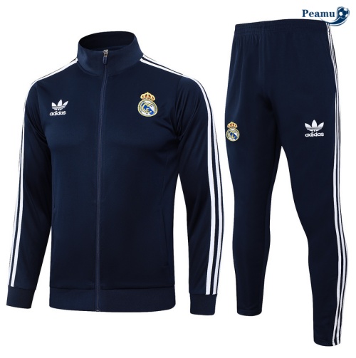 Venda Casaco de Fato de Treino Real Madrid azul marinho 2024-2025