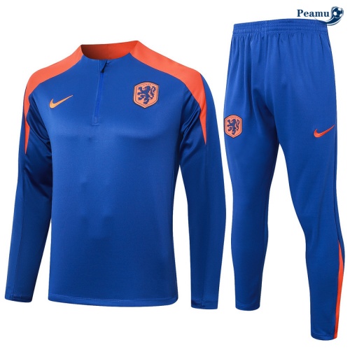 Novas Fato de Treino Holanda Azul 2024-2025