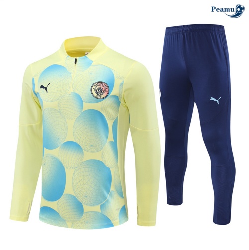 Oferta Fato de Treino Manchester City amarelo claro 2024-2025