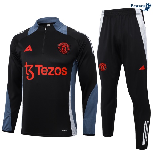 Vender Fato de Treino Manchester United preto 2024-2025