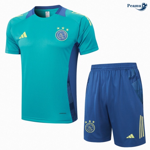 Novo Camisola Futebol Ajax + Calções Verde 2024-2025