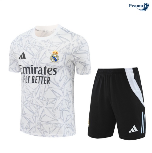 Venda Camisola Futebol Real Madrid + Calções Branco 2024-2025