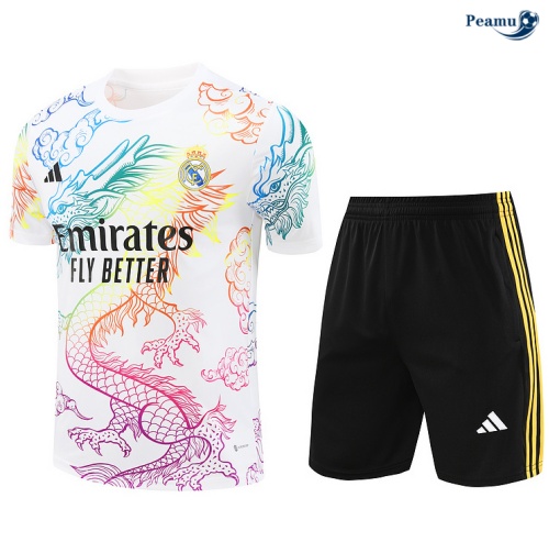 Oferta Camisola Futebol Real Madrid + Calções Branco 2024-2025