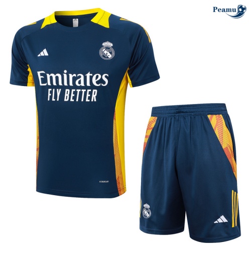 Vender Camisola Futebol Real Madrid + Calções azul marinho 2024-2025