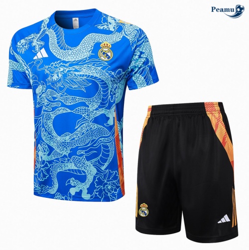 Venda Camisola Futebol Real Madrid + Calções Azul 2024-2025