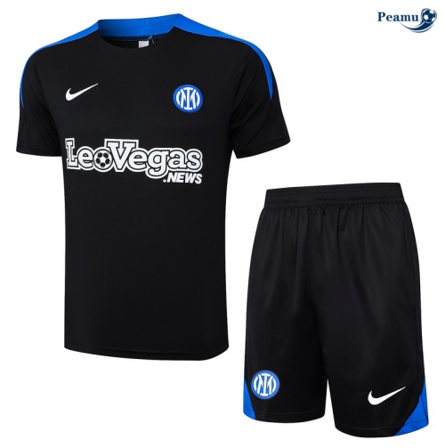 Oferta Camisola Futebol Inter Milan + Calções preto 2024-2025